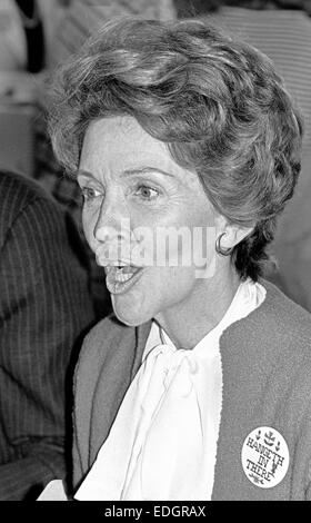 Nancy Reagan Ronald, pour la collecte de fonds 5/10/76 Banque D'Images