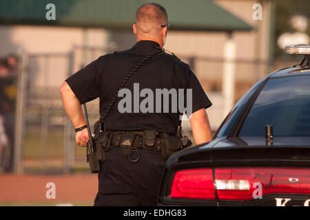 Greenfield Wisconsin Agent de police du Service de police de revendre sa voiture Banque D'Images