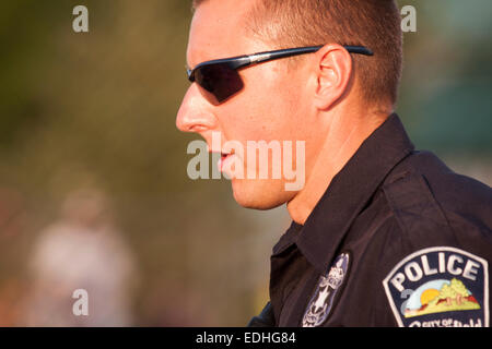 Greenfield Wisconsin Agent de police Service de Police Banque D'Images