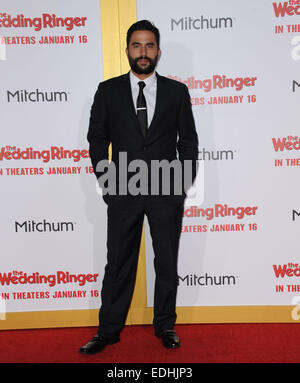 Los Angeles, Californie, USA. 6 janvier, 2015. Ignacio Serricchio participant à la Los Angeles Première de ''The Ringer Mariage'' tenue à l'Théâtre chinois de Grauman à Hollywood, Californie le 6 janvier 2015. 2015 : Crédit D. Long/Globe Photos/ZUMA/Alamy Fil Live News Banque D'Images