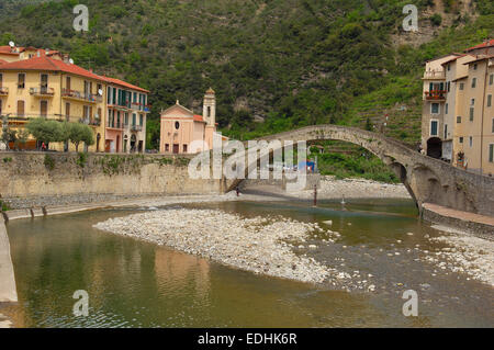 Dolceacqua, Ligurie, Riviera Italienne, Province d'Imperia, Italie, Europe Banque D'Images