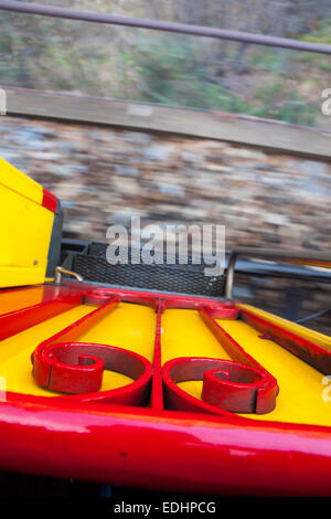 Le Train Jaune, Train Jaune, Canari, ou Ligne de Cerdagne. Banque D'Images