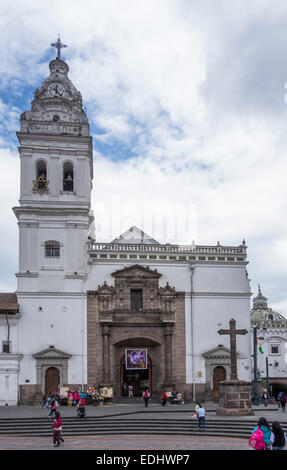 Iglesia de Santo Domingo, Quito, Équateur, la province de Pichincha Banque D'Images