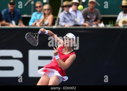 Auckland, Nouvelle-Zélande. 07Th Jan, 2015. ASB Classic International WTA. La Marina Erakovic en action au cours de son deuxième tour des célibataires match le jour 3 à l'ASB Classic International WTA. Credit : Action Plus Sport/Alamy Live News Banque D'Images