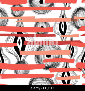 Extrait fluide lumineux multicolore motif intéressant Banque D'Images