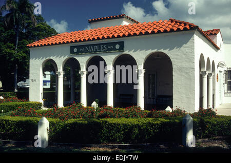 Naples Train Depot Museum, 1990, Naples, FL, USA Banque D'Images