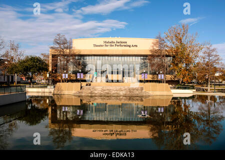 La Mahalia Jackson Theater dans le Parc Louis Armstrong de la Nouvelle Orléans Banque D'Images