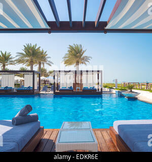 Lieu de luxe resort et spa sur la plage Banque D'Images