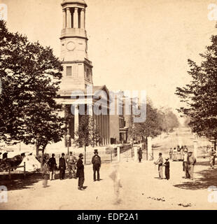 Eglise Saint-Paul, Richmond, Virginie, USA, US, Vintage photography Banque D'Images