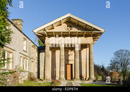 Tous les Saints dans l'Église Catholique Romaine Hassop près de Bakewell dans le Peak District, Derbyshire Banque D'Images