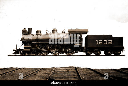 Chicago, Rock Island and Pacific locomotive de chemin de fer, locomotives, 1900 Banque D'Images