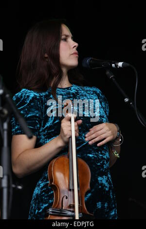 Hop Farm Music Festival 2014 - Jour 3 - Performances - Brigitte Bardot Où : Kent, Royaume-Uni Quand : 06 Oct 2014 Banque D'Images