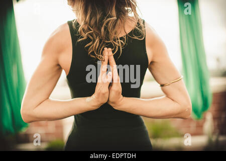 Yoga. Banque D'Images