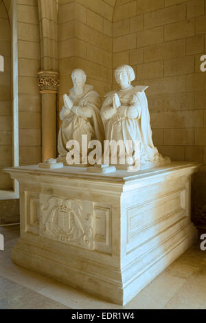 Tombe de Sully et Rachel Cochefillet,le château de Sully, Sully Sur Loire, Loiret, Centre, France Banque D'Images