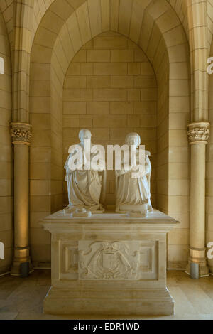 Tombe de Sully et Rachel Cochefillet,le château de Sully, Sully Sur Loire, Loiret, Centre, France Banque D'Images