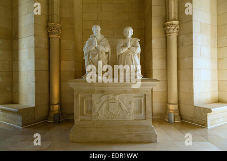 Tombe de Sully et Rachel Cochefillet,le château de Sully, Sully Sur Loire, Loiret, Centre, France Banque D'Images