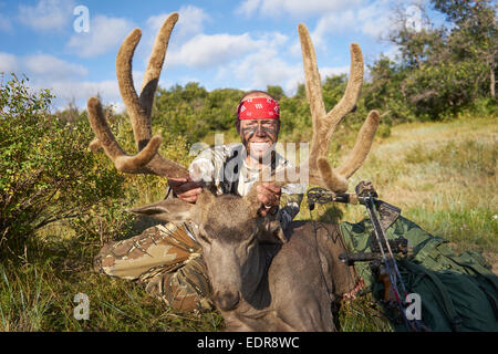 La chasse au cerf dans Pagosa Springs au Colorado. Banque D'Images