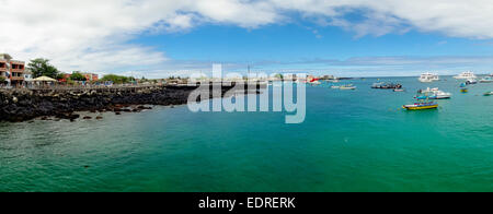 Marina de San Cristobal galapagos équateur Banque D'Images