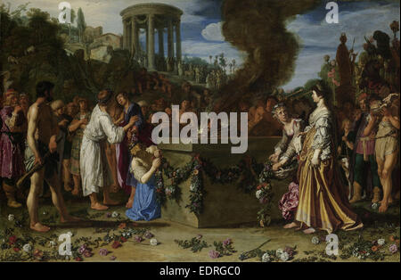 Oreste et Amenta conteste à l'autel, Pieter Lastman, 1614 Banque D'Images