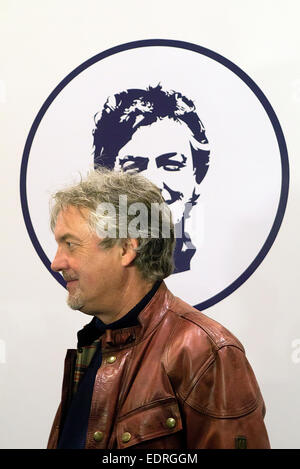 Londres, Royaume-Uni. 05Th Jan, 2015. Présentateur James May a ouvert son 'Cars qui a changé le monde" l'affichage à la London Classic Car Show. Credit : Cabanel/Alamy Live News Banque D'Images