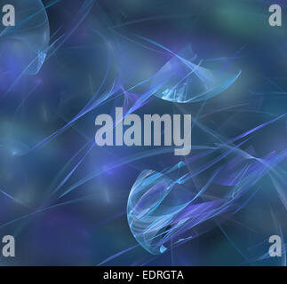 Formes abstraites faites de fractal de textures. Banque D'Images