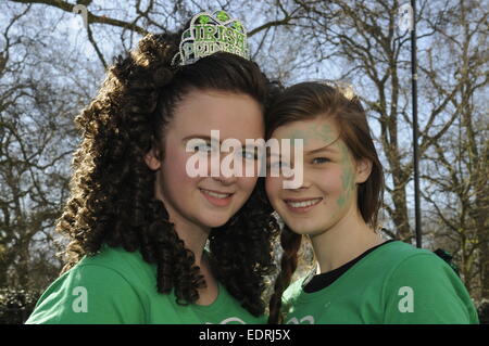 St Patrick's Day Parade London UK Banque D'Images