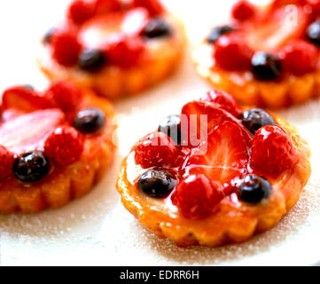 tartes aux fruits Banque D'Images