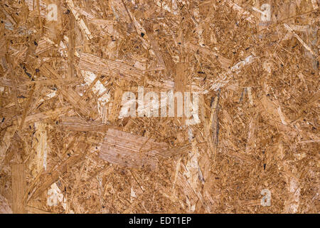 Un panel composé de copeaux de bois pressé. Banque D'Images