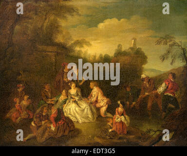 Après Jean-Baptiste Joseph Pater Banque D'Images