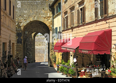 Italien, Städtchen Montepulciano in der Toskana,Italie, Montepulciano en Toscane, Italie, Toscane, Montepulciano, ville, municipalité, pictu Banque D'Images