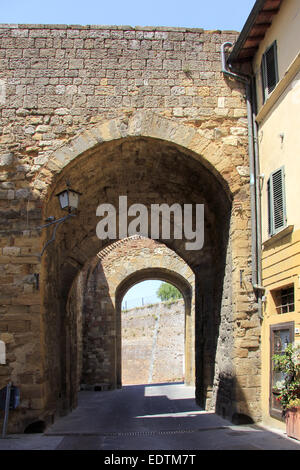 Italien, Städtchen Montepulciano in der Toskana,Italie, Montepulciano en Toscane, Italie, Toscane, Montepulciano, ville, municipalité, pictu Banque D'Images