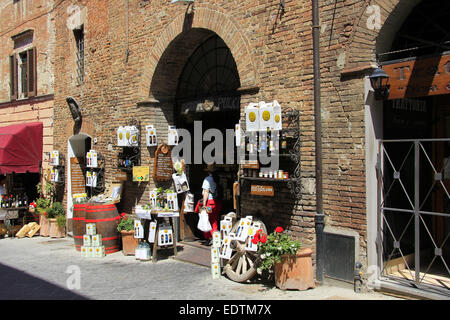 Italien, Städtchen Montepulciano in der Toskana,Italie, Montepulciano en Toscane, Italie, Toscane, Montepulciano, ville, municipalité, pictu Banque D'Images