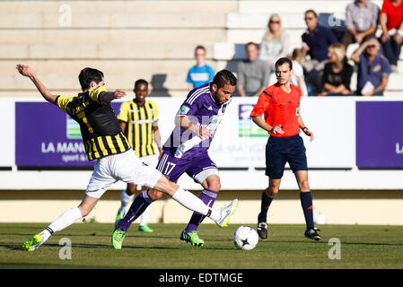 La Manga Club, Carthagène, Espagne. 9e janvier 2015. Match de football RSC Anderlecht vs les vs Vitesse © ABEL F. ROS / Alamy Live News Banque D'Images