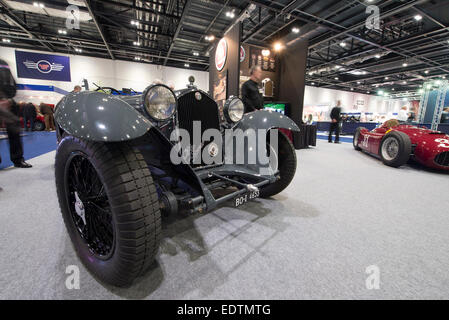 Alfa Romeo 8C 2300 Spider Corsa 1932 restauration sur Jim Stokes Ateliers stand au Salon de voitures dans London Excel Banque D'Images