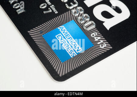 Carte American Express close-up détail logo Banque D'Images