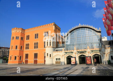 Gare principale Glowny, Wroclaw, la Basse Silésie, Pologne, Europe Banque D'Images