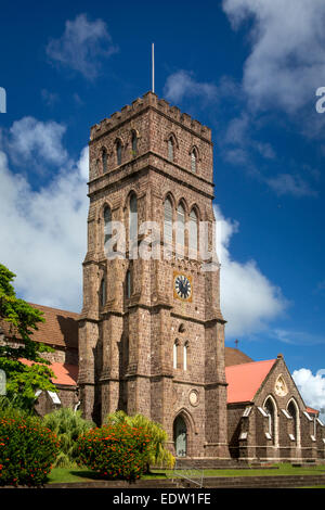 L'église anglicane St Georges, Basseterre, St Kitts, West Indies Banque D'Images