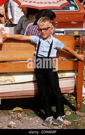 Les Mennonites à Spanish Lookout Community farm vente aux enchères, Belize, en Amérique centrale, Juin 1985 Banque D'Images