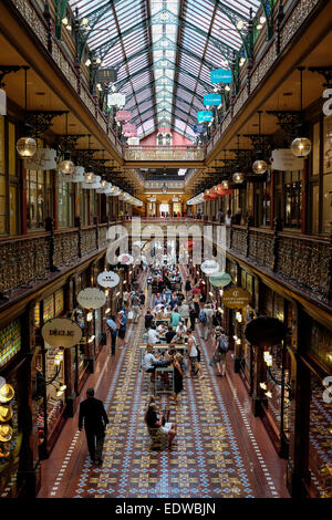 Le Strand Arcade, galerie marchande de style victorien à Sydney, Australie Banque D'Images