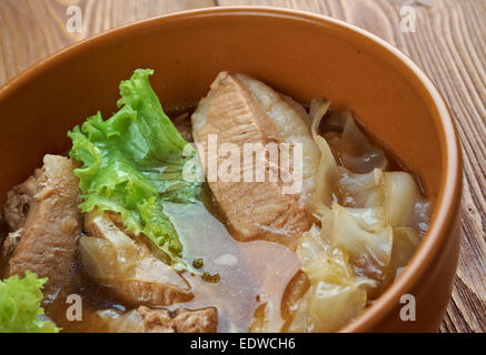 Bak Kut Teh - ragoût de porc malaisien et soupe de fines herbes Banque D'Images