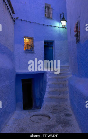 Chefchaouen, Xaouen, Medina, région du Rif, au Maroc, Afrique du Nord. Banque D'Images