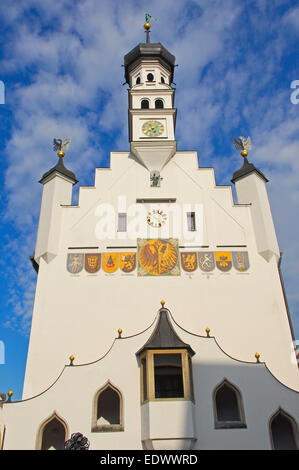 Kempten, Allgau, Mairie, Rathaus, Allgaeu Banque D'Images