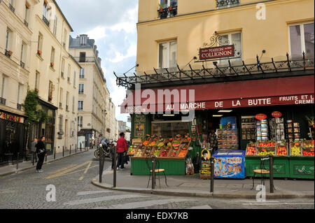 Paris, Montmartre, boutique Banque D'Images