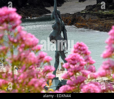 Par Verity Damien Hurst à Ilfracombe, North Devon Banque D'Images