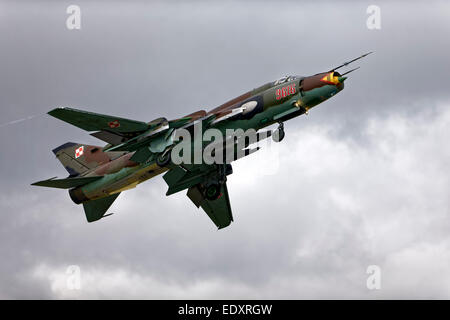 Armée de l'Air polonaise Sukhoi Su-22M-4K 'Fitter' Banque D'Images
