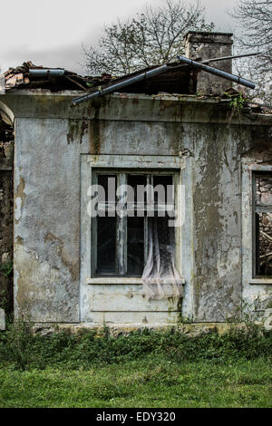 La guerre, la Croatie ruines Balcan Banque D'Images
