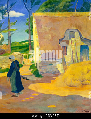 Paul Sérusier (Français, 1863 - 1927), Ferme au Pouldu, 1890, huile sur toile Banque D'Images