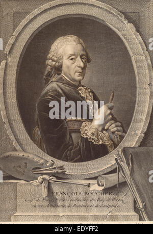 Manuel Salvador Carmona, François Boucher, Espagnol, 1734 - 1820, 1761, la gravure Banque D'Images