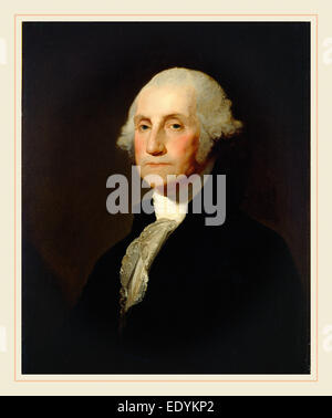 Gilbert Stuart, George Washington, American, 1755-1828, ch. 1803-1805, huile sur toile Banque D'Images