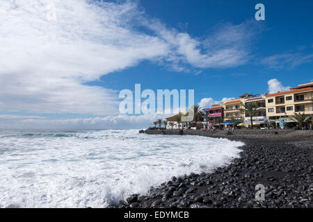 Plage, La Playa, Valle Gran Rey, La Gomera, Canary Islands, Spain Banque D'Images
